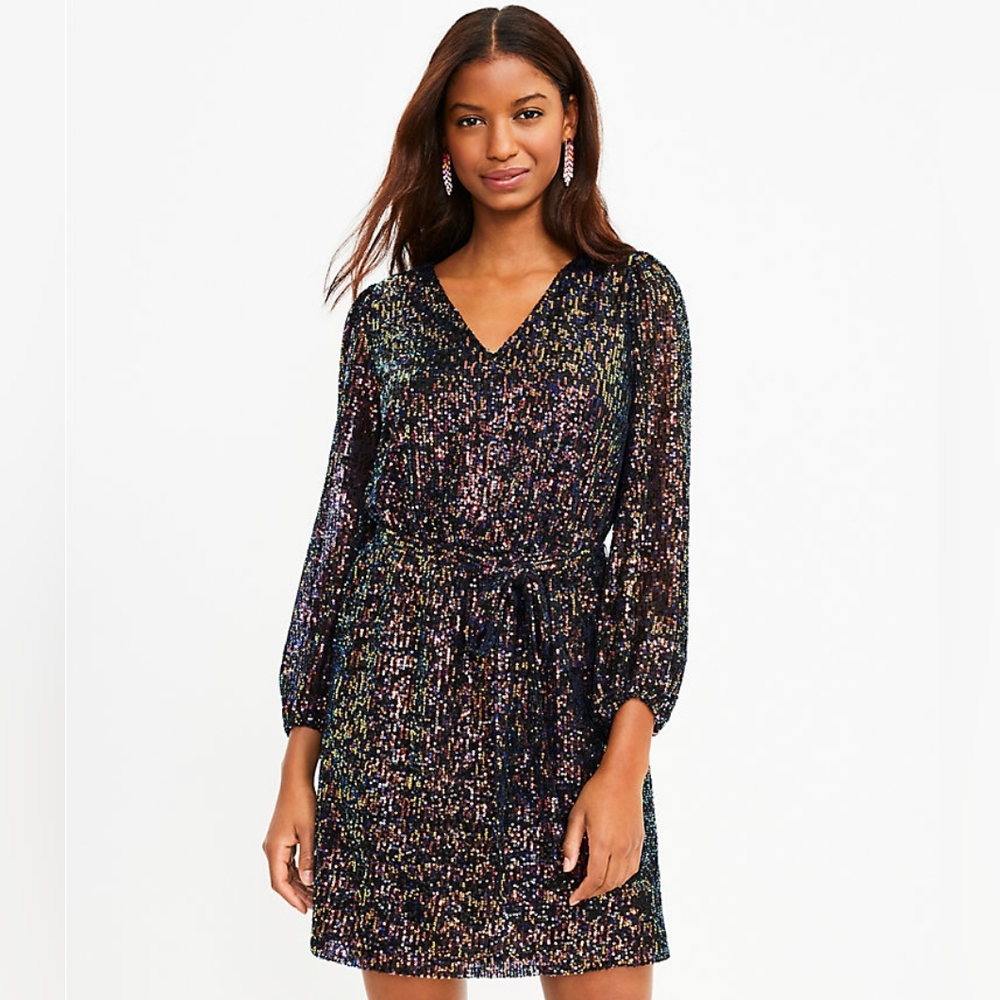 Sequin dress with tags